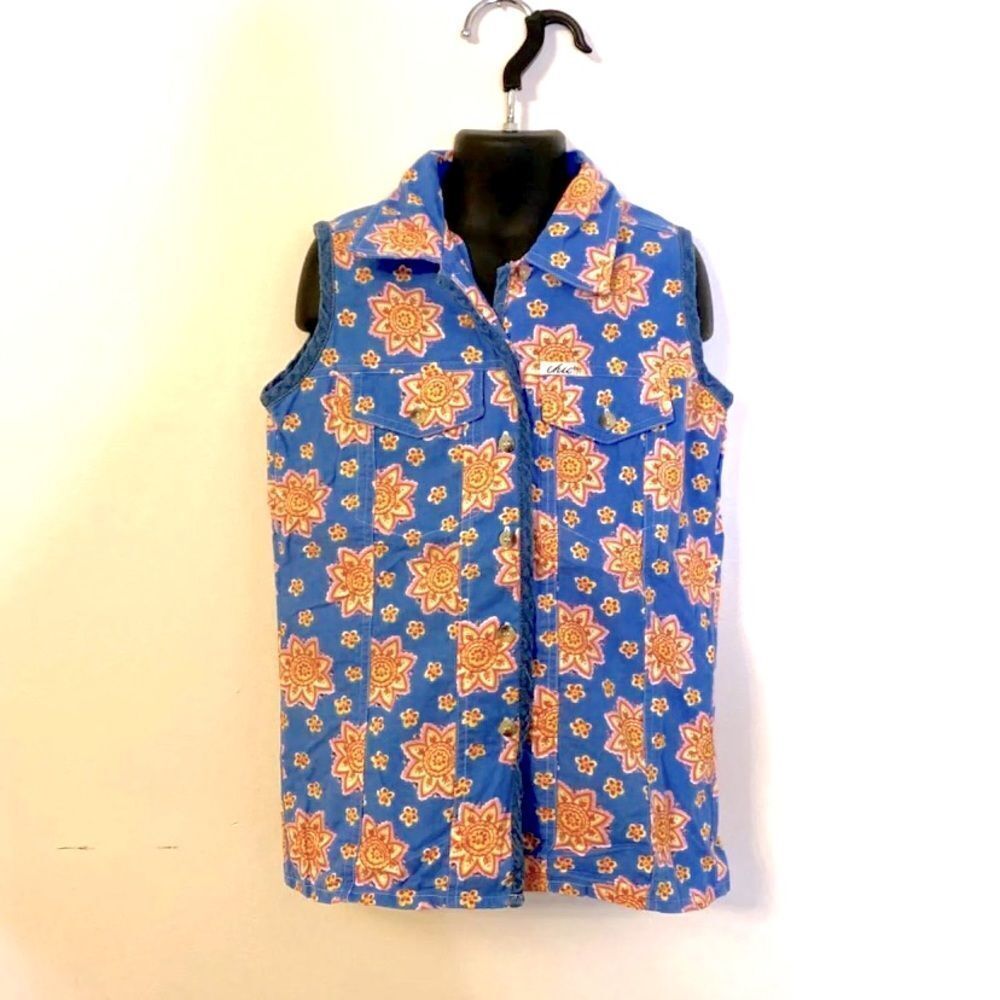Vintage Chic Floral‎ Vest